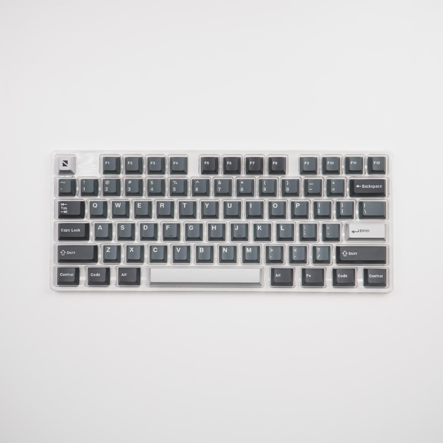 Noir Smoke PBT Double-shot Keycaps 172 Set Cherry Profile