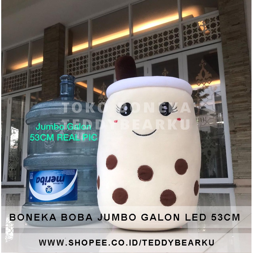 TERMURAH! BONEKA BOBA LED GALON JUMBO 53CM PRODUSEN LANGSUNG