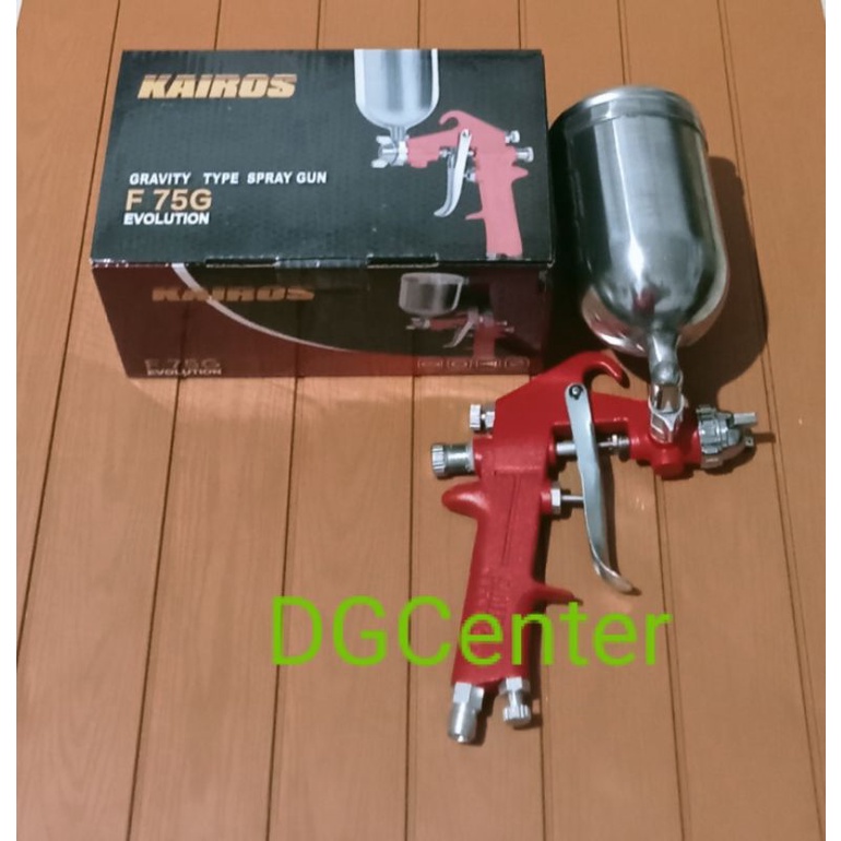 Spray gun F75 Kairos / spray gun tabung atas / speed cat