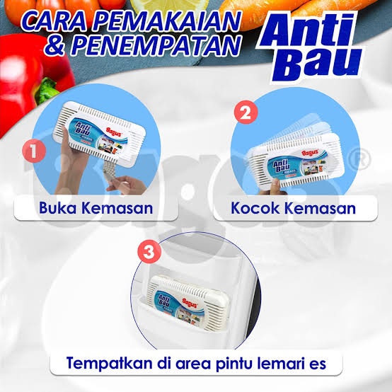 BAGUS Anti Bau Kulkas 60gr - Penghilang Bau kulkas