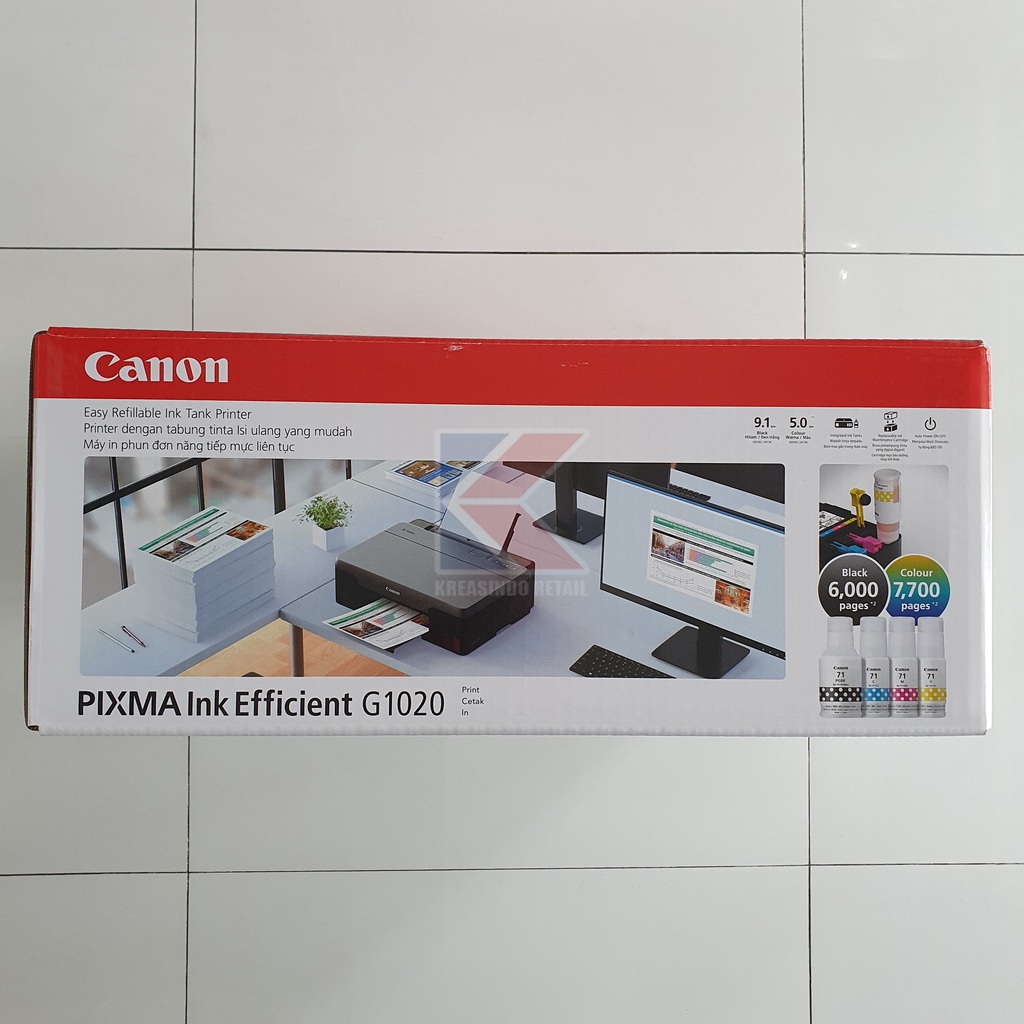 Canon Pixma G1020 G 1020 Ink Tank Printer (Print Only)
