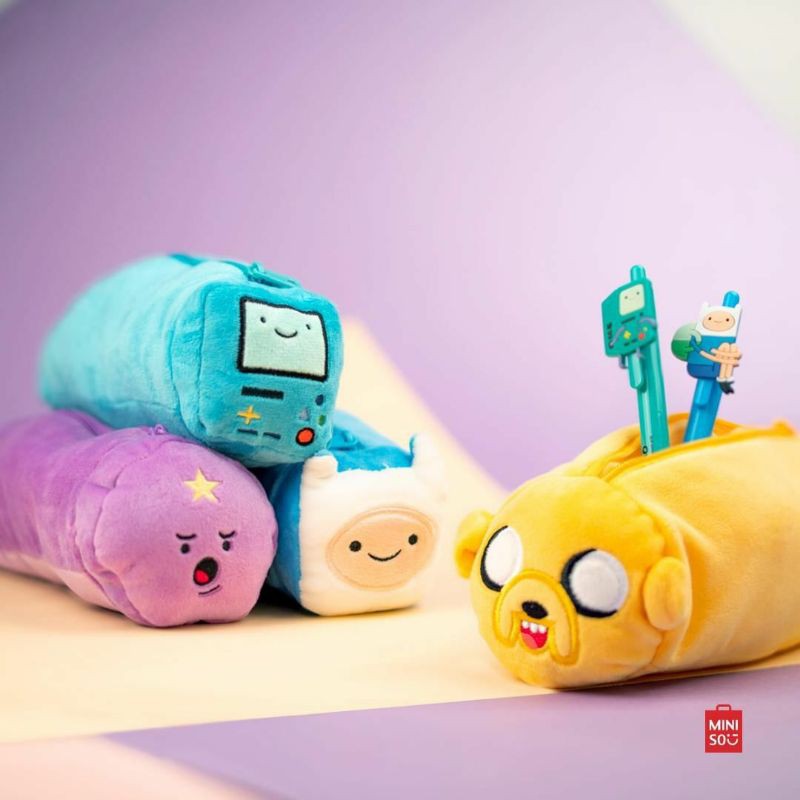 Miniso official Adventure time pencil pouch / kotak pensil lucu