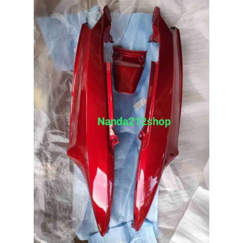 Cover body belakang Mio sporty/Mio smile merah marun