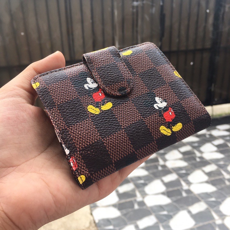 Dompet Kartu Mickey x000313 card holder slot 14 slot uang kertas THR