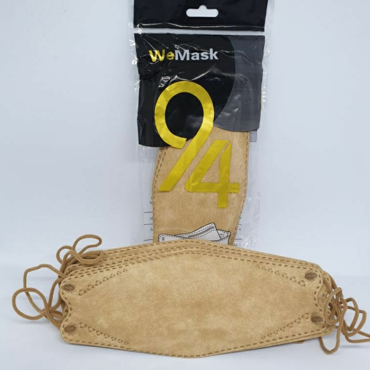 Masker Kf94 I Care Warna Coklat Emas Gold Isi 10 Pcs
