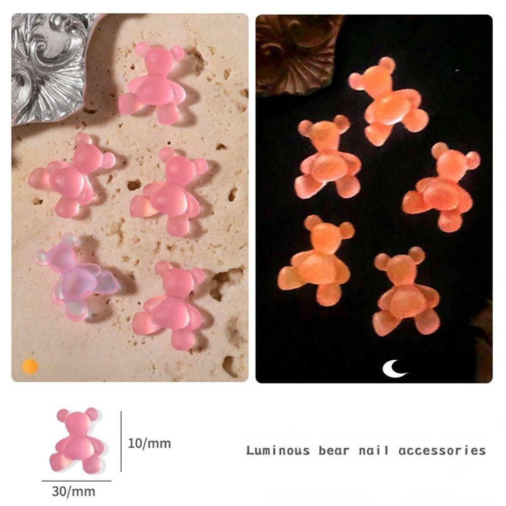 AUGUSTINA Agustina Berubah Warna Pesona Kuku Bercahaya Gadis Kuku Kecantikan Manicure Aksesoris Photochromic DIY Bahan Kuku Nail Art Perhiasan