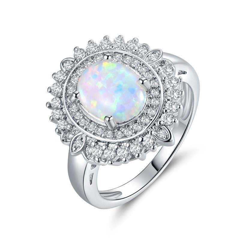 New Products Round Opal Fashion Ring Fashion Opal Jewelry