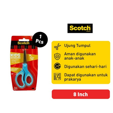 

3M Scotch Gunting Anak Multifungsi Aman dan Ergonomis 5 inch SCOTCH 1442B