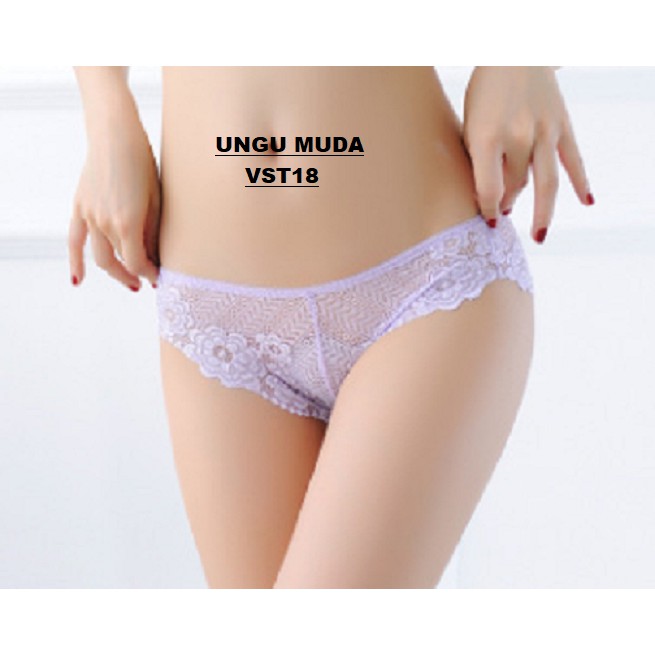 CELANA DALAM WANITA LINGERIE GSTRING WORD PANTS-VST