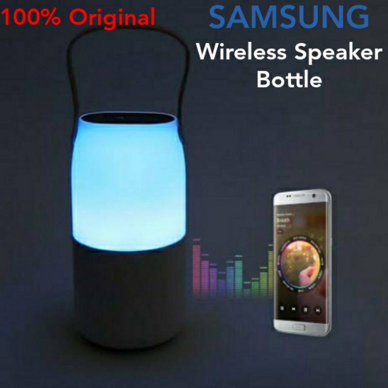 Samsung Wireless Speaker Bottle Original Bluetooth Speker Botol Lampu Spiker Salon