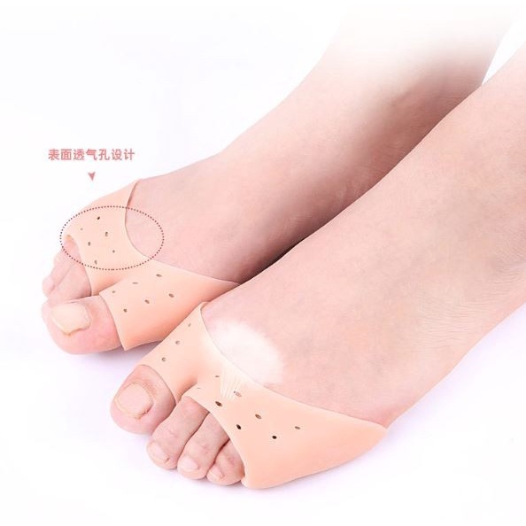 Insole toe separation toe sleeve closed hallux valgus corrector