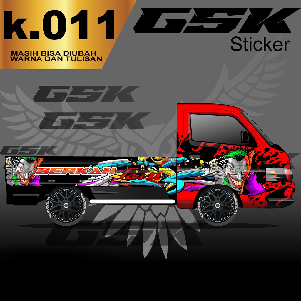 Decal Sticker New Carry Pick Up-Stiker Carry New k.011