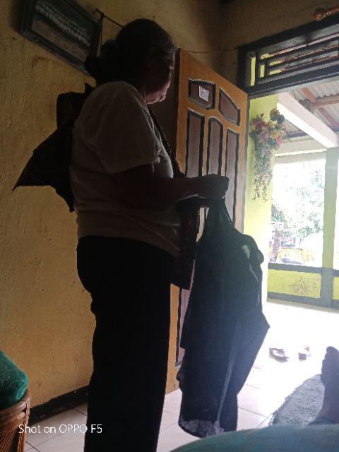 Kenongo Kemeja Tosca Pendek Pekalongan Padi M L Xl Hem Gunungan Wayang Mcb