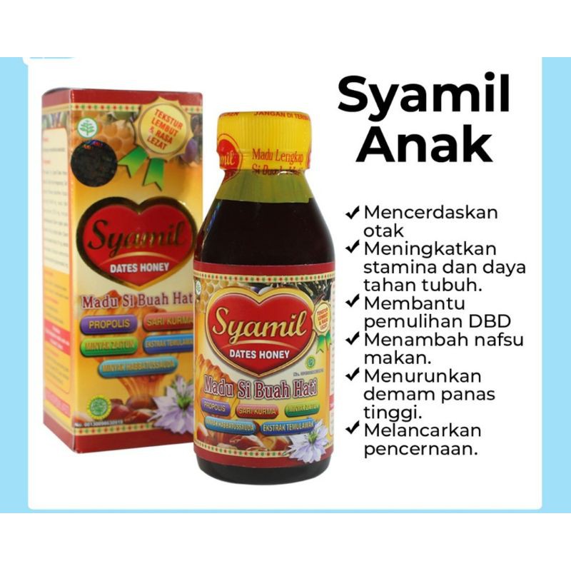 

madu anak syamil untuk daya tahan tubuh dan nafsu makan