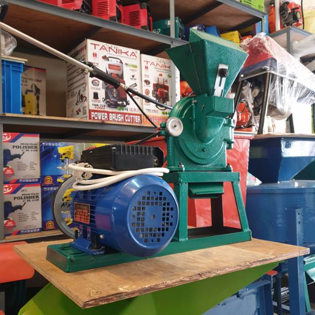 MESIN PENEPUNG FFC 15 MESIN PENGGILING COMPLETE DINAMO 1HP
