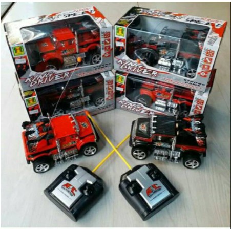 Mainan anak mobil jeeb king driver speed /rc