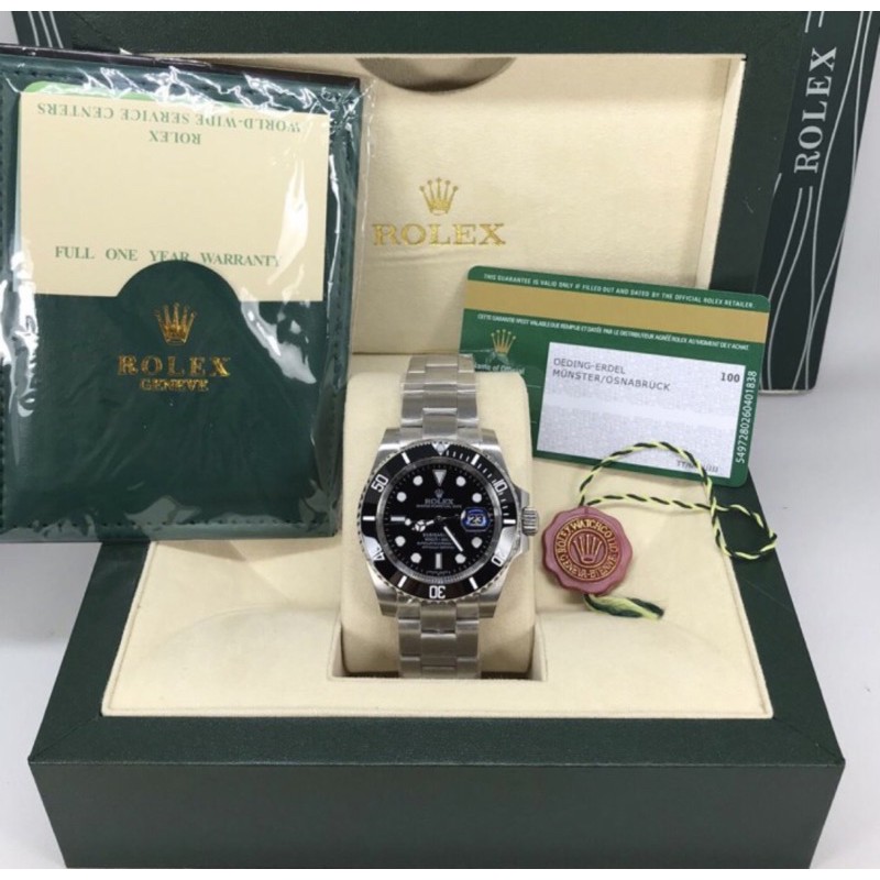 Jam Pria Rolex Submariner Black Automatic Grade Pertamax FullSet