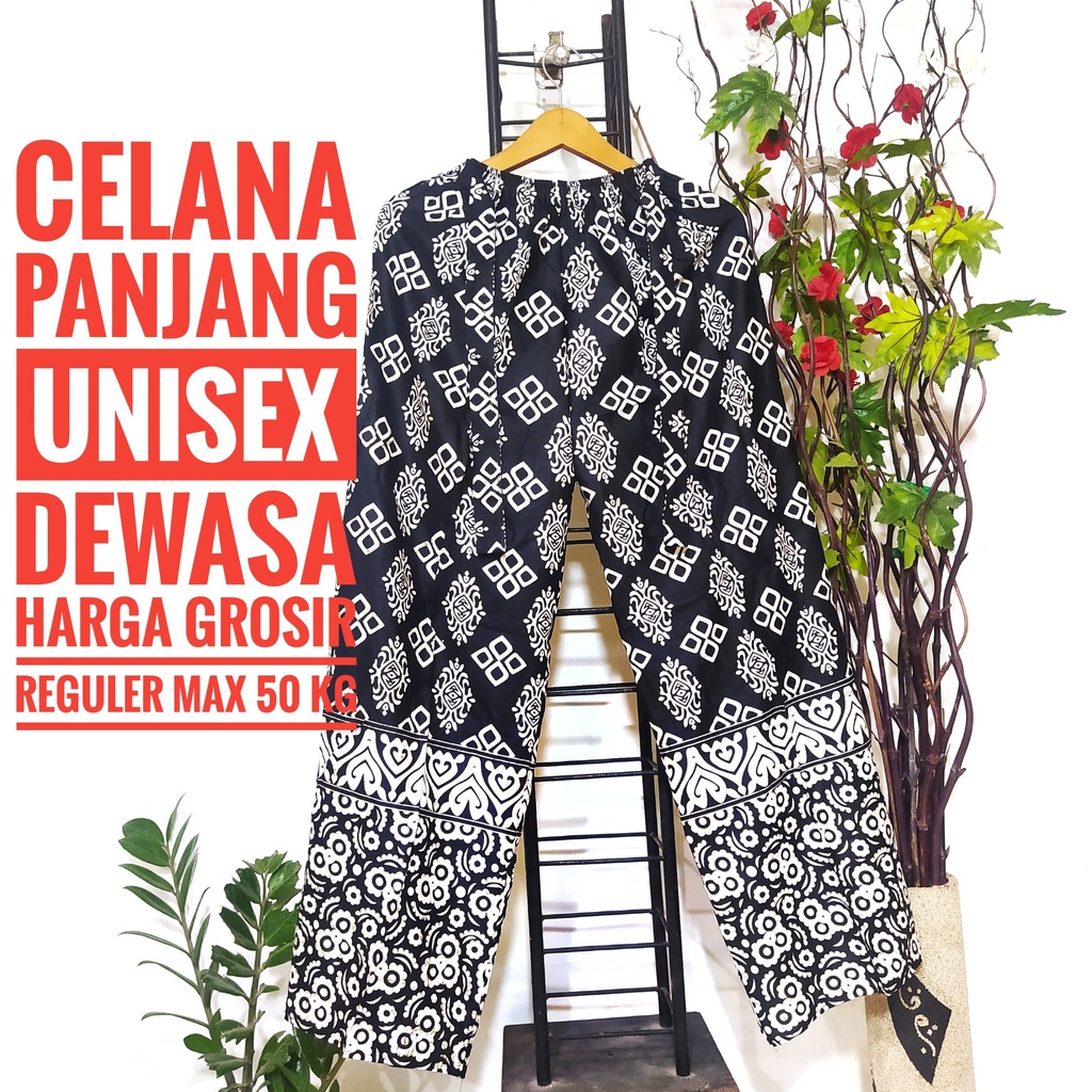 Celana Tidur Kulot Panjang Dewasa Bahan Rayon