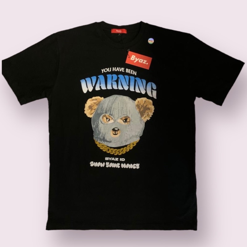 T Shirt BYAZ Warning Mask monkey