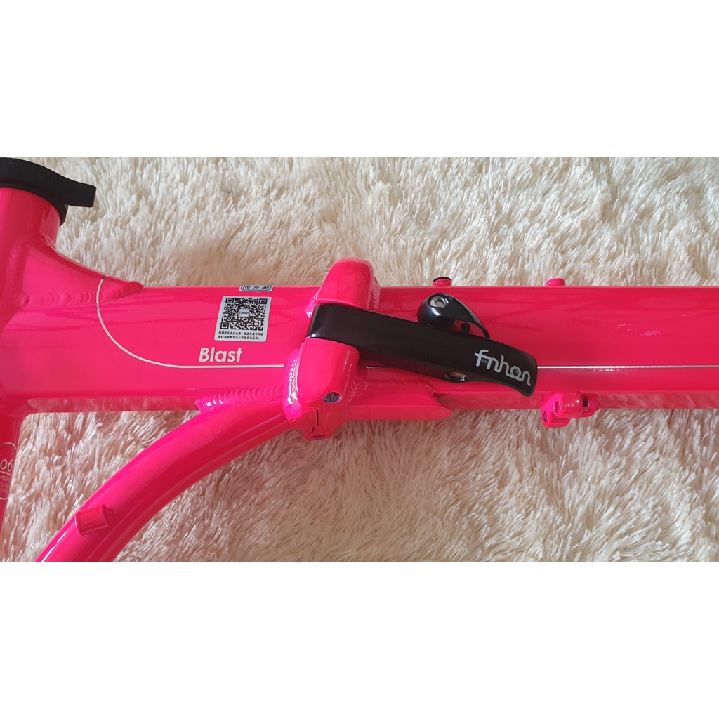 Frame Fnhon Blast + handlepost warna ungu pink purple pink 2 warna discbrake 20 22 inch