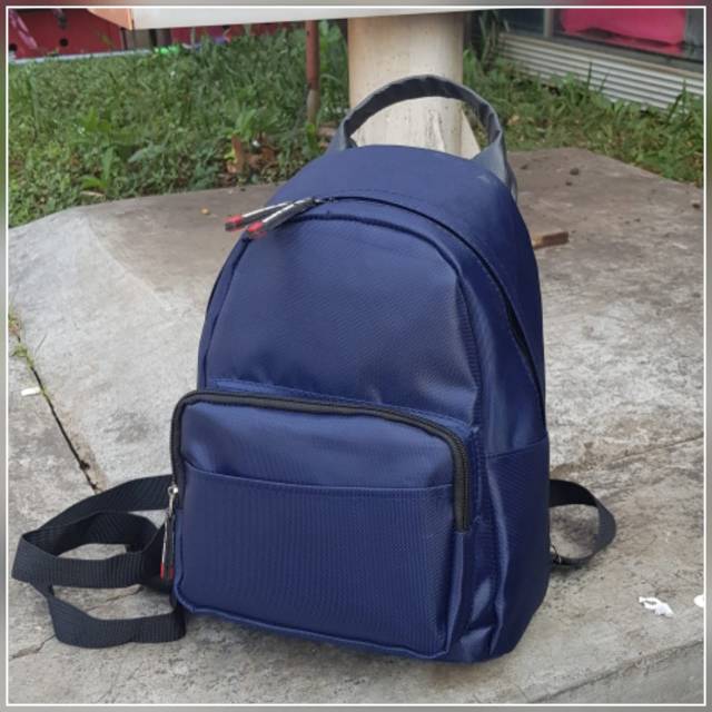 Durable ransel mini Ransel Modis Kasual Ransel Wanita Baru Nilon Warna Solid Tas Bahu Tas Sekolah Anak Perempuan Remaja Tas Ransel Mochilasin