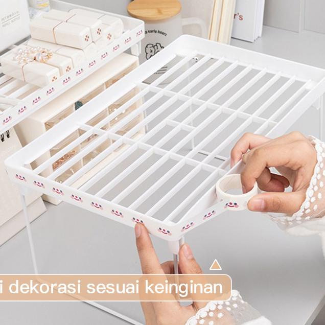 ☼ Meja kecil / Rak mini / rak kosmetik / meja kecil kamar / meja rias minimalis / hiasan meja belaja