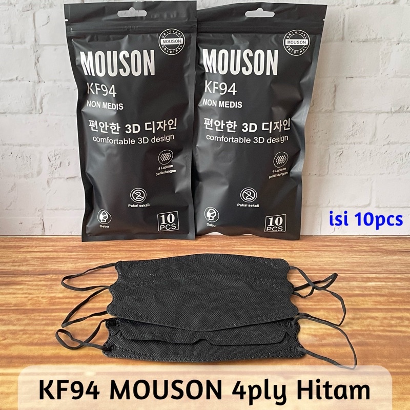 Masker KF94 MOUSON 4ply Korean Style 3D Murah