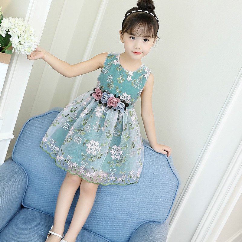  Gaun  Fashion Musim Panas Anak  anak  Putri Gaun  Anak  