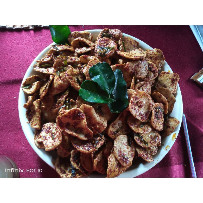 

basreng super pedas extra daun jeruk