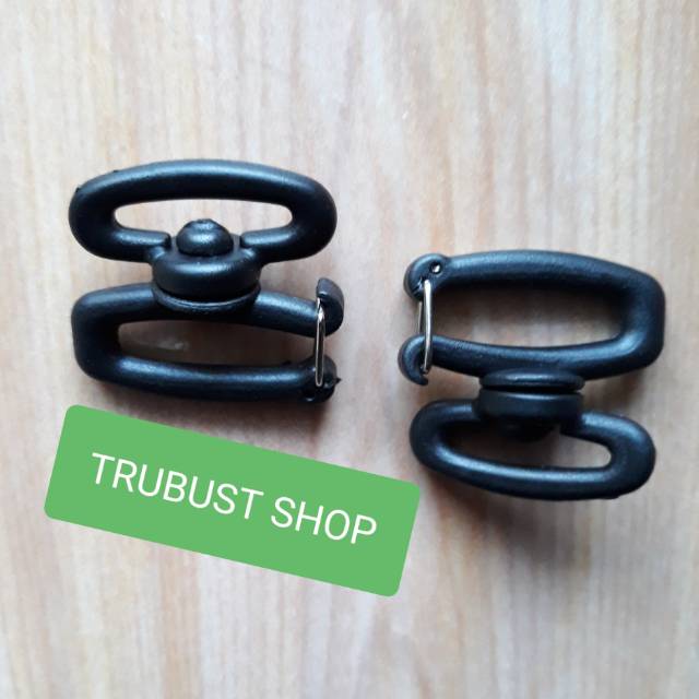 Kait tas kew kew plastik pp 2,5cm x 2,5cm aksesoris tas murah