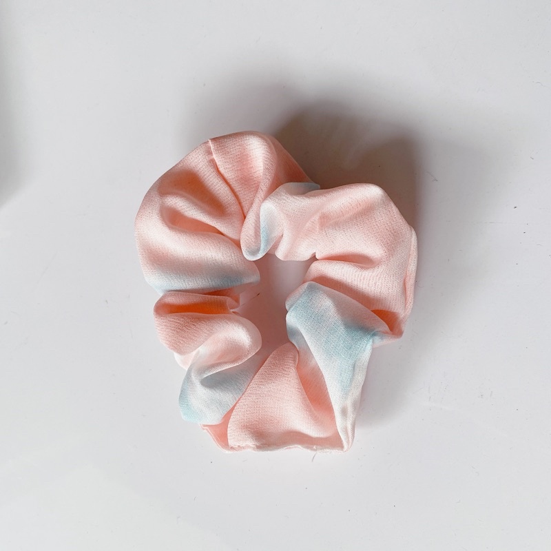 Ikat Rambut Simple / Paket Scrunchy Korea / Korean Scrunchies Set / Cepol Hijab-Pinky