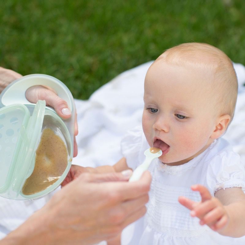 DR BROWNS Travel Fresh Bowl and Snap In Spoon / Tempat Makan Anak / Kotak Makan Anak / Mangkok / Empasi