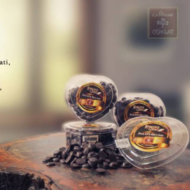 

Dark Chocolate Kopi 67% 200gram Kampung Coklat