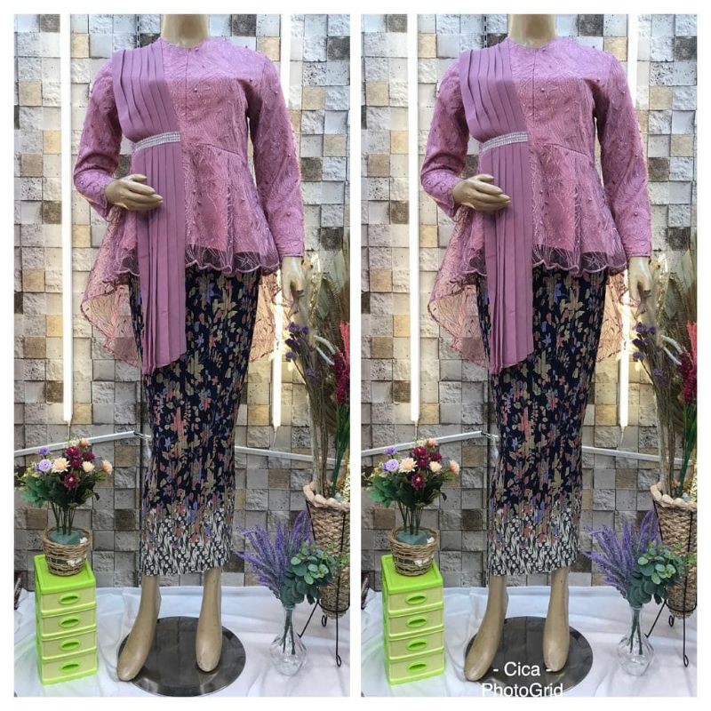 KEBAYA TULLE AMALIA/KEBAYA WISUDA/KEBAYA SELENDANG