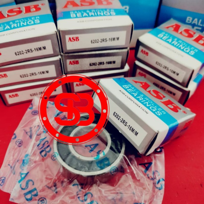 Bearing / Laker / Laher 6202 2RS 16mm ASB