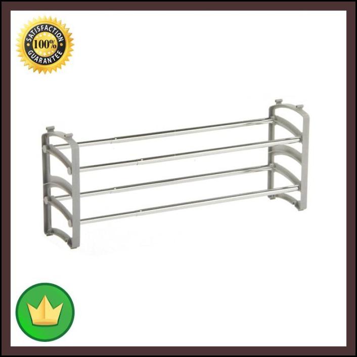 Rak Sepatu 2 Tingkat Extendable