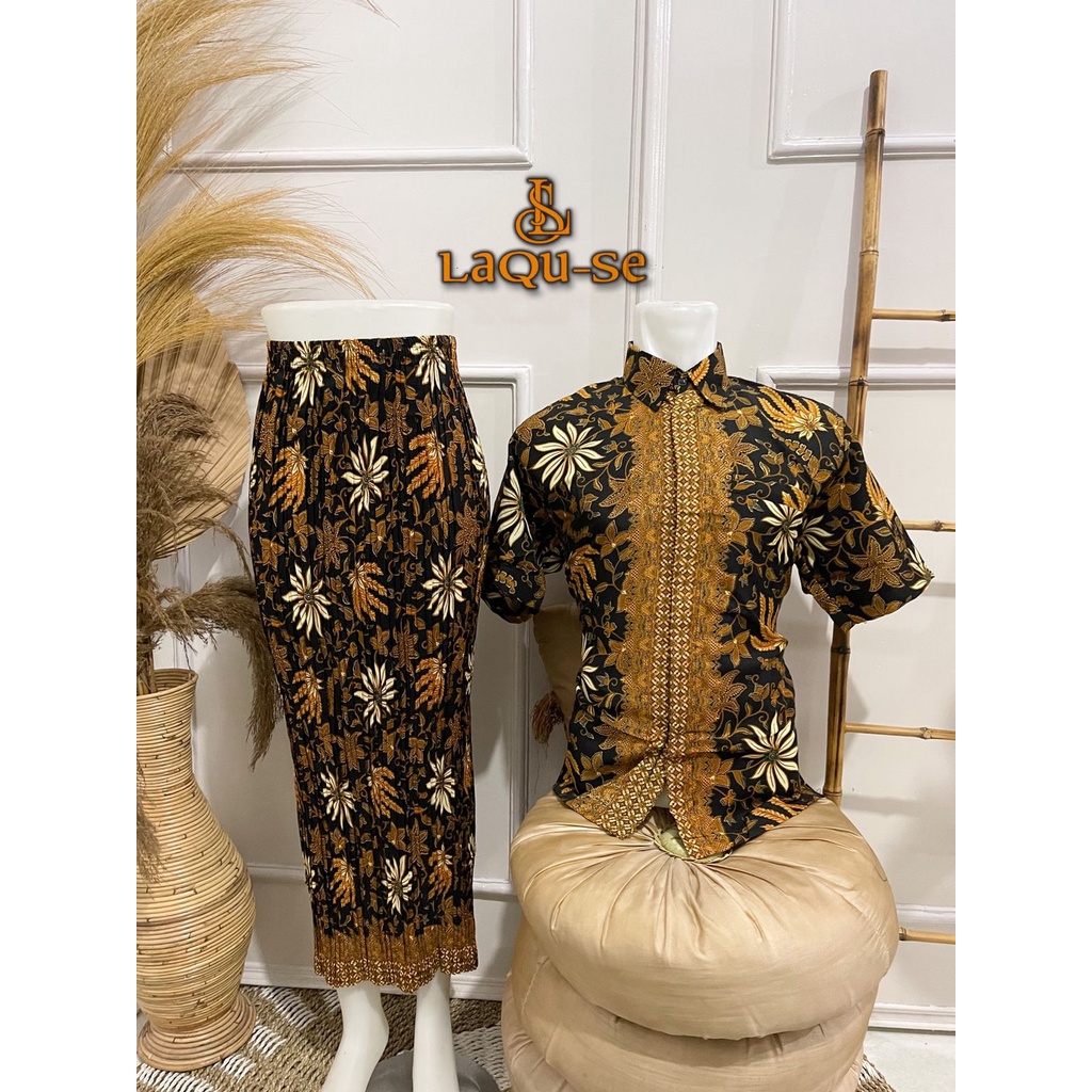 Batik Couple Kemeja Batik Couple Lengan Pendek Couple Rok Batik Bawahan Kebaya