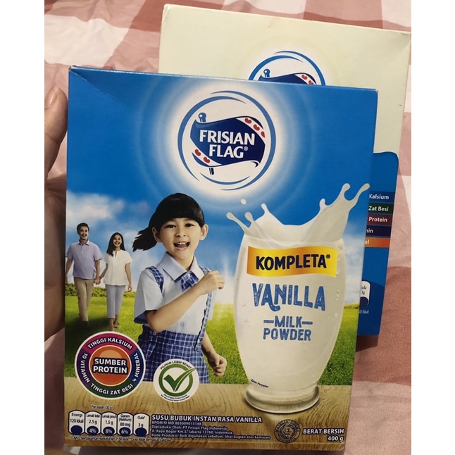 

FRISIAN FLAG SUSU BUBUK VANILLA 400gram KOMPLETA