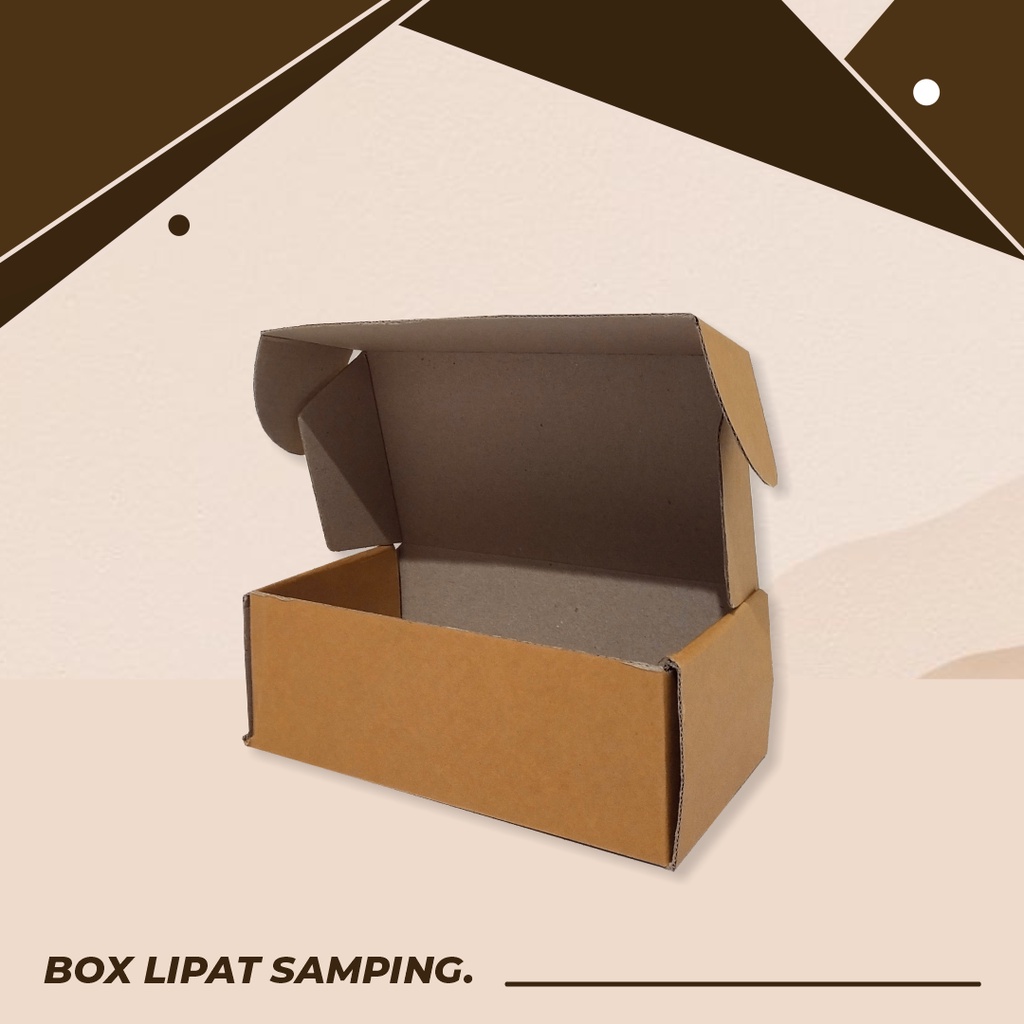 

BOX/KARDUS LIPAT SAMPING UK. 21 x 11 x 7 cm - Karton/Packagingkue/Boxbrownies/Boxdonat/Polos/Customdesign/Premiumbox