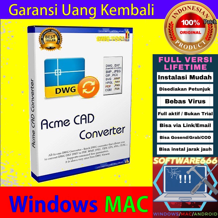 Software Convert File DWG: Acme CAD Converter 2021 [WIN]