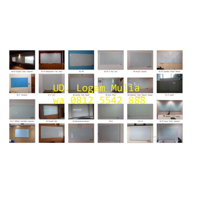 

Glassboard 60X90 - Papan Tulis Kaca 60 X 90 / Glass Board Termurah Mamanmarinto