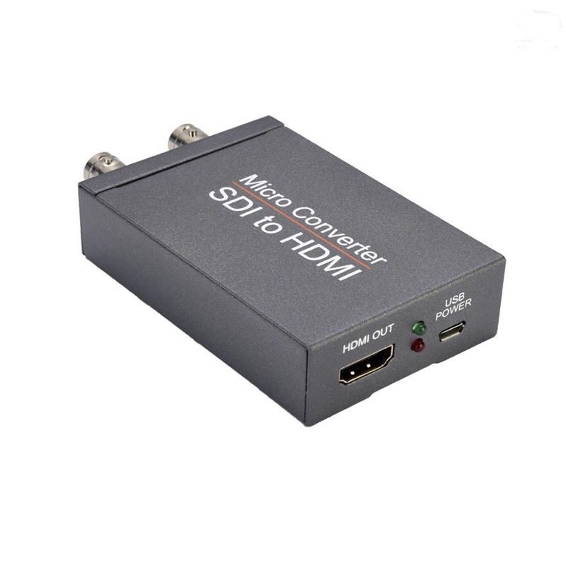 Konverter Mikro Sdi to Hdmi + Sdi Ke Sdi 2 Routes Output Mini Hd 1080p Usb Converter Micro SDI to HDMI / SDI