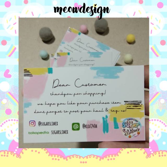 

Name card