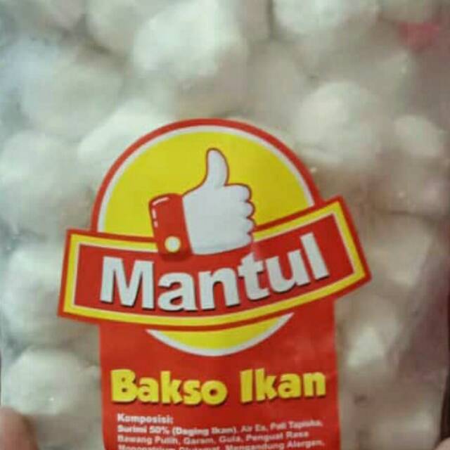 Bakso ikan mantul 500gr | Shopee Indonesia