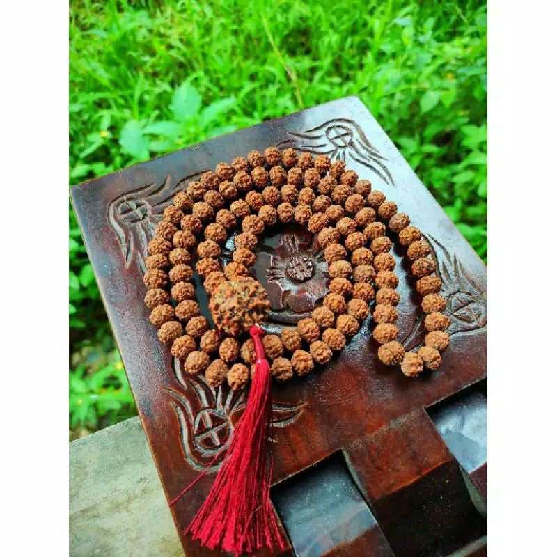 japamala 108 tasbih genitri rudraksha