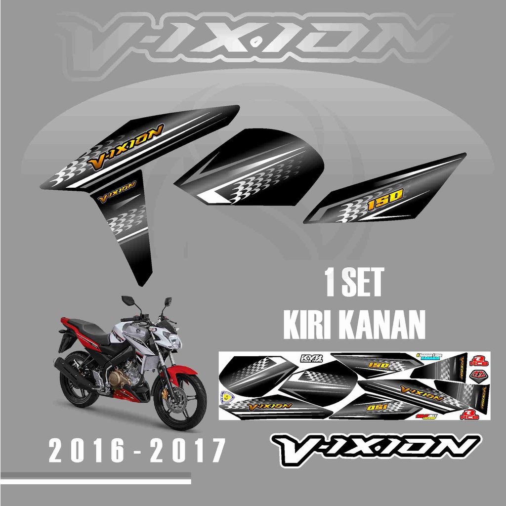 STIKER STICKER MOTOR YAMAHA VIXION ADVANCE 2016 VARIASI STRIPING