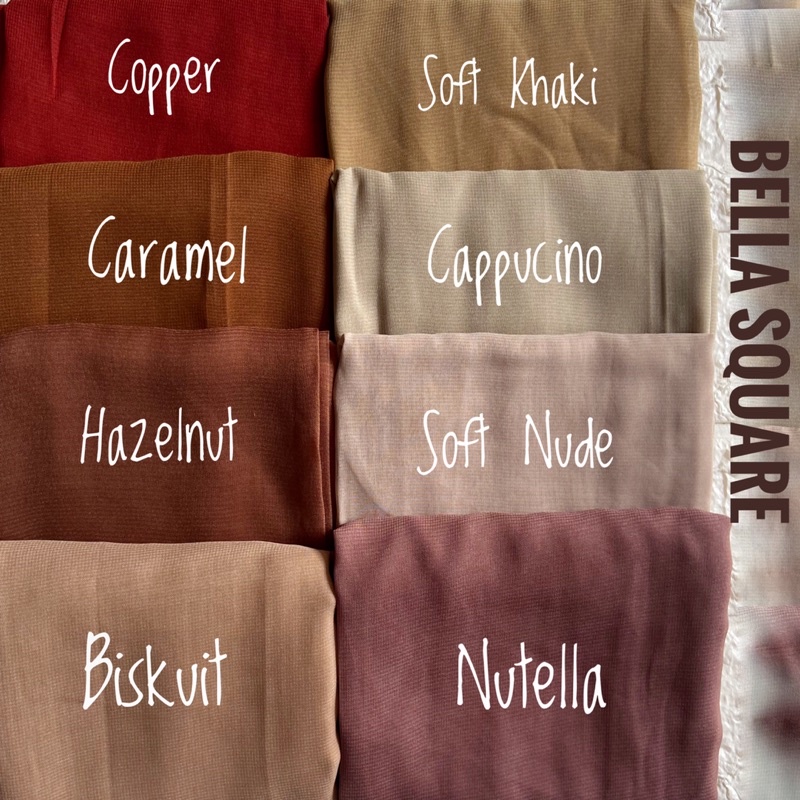 JILBAB SEGI EMPAT BELLA SQUARE POLYCOTTON/POTTON