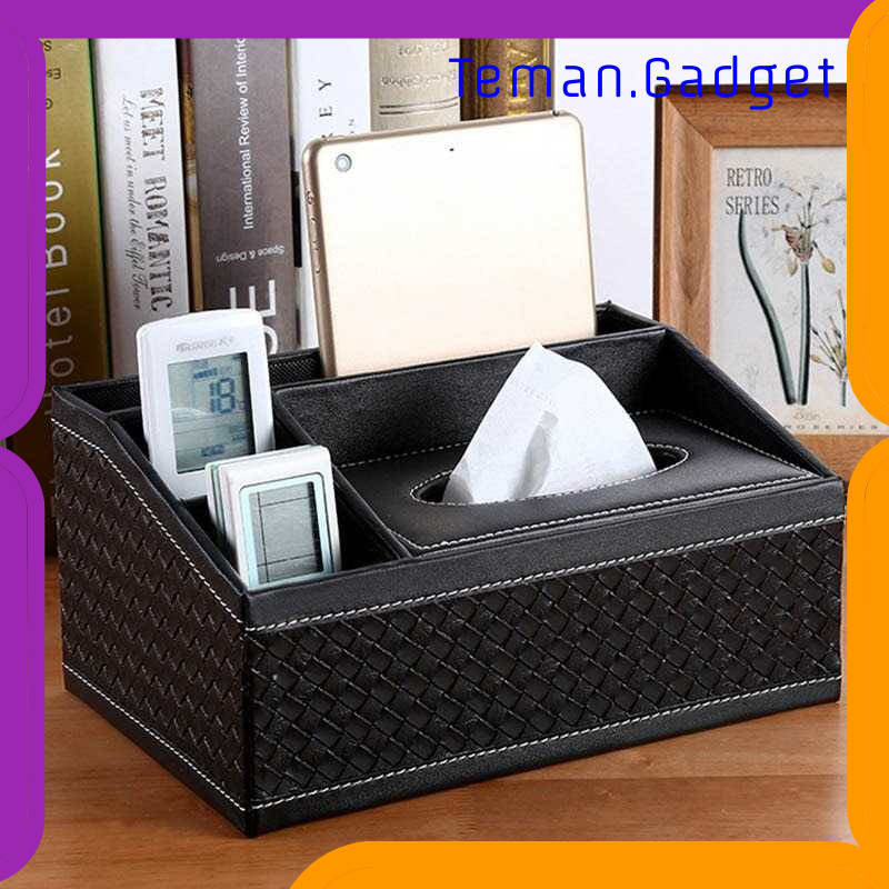 TG-DG2020 ACRDDK KOTAK TISU KULIT MULTIFUNGSI TISSUE BOX ORGANIZER - 34014