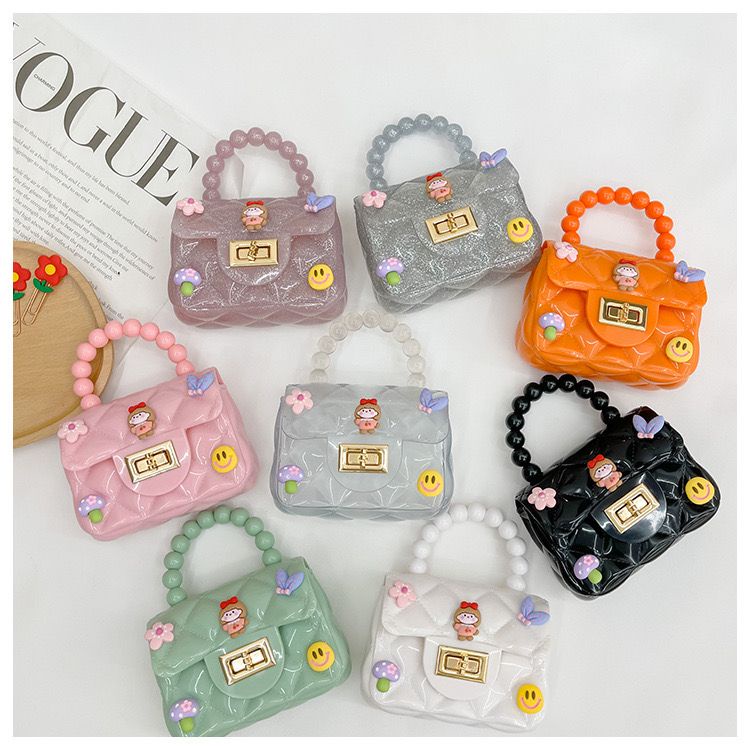 FT36 Tas Anak kecil baby bag mini PVC selempang bahu P 13 x L 5 x  T 10 cm pegangan handle