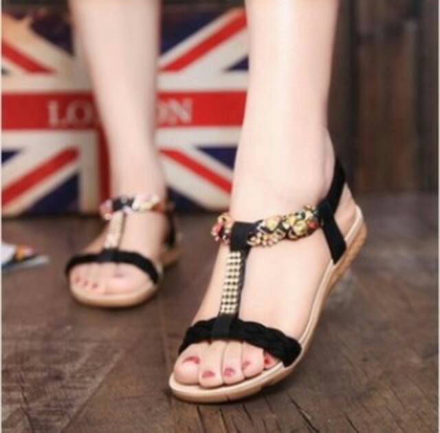 MH 02 sandal teplek kepang